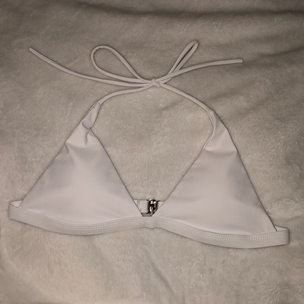 White bikini top